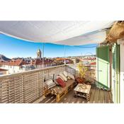 #9 Opera's Duplex panoramic Sea View Terrace & AC 1min to Beach