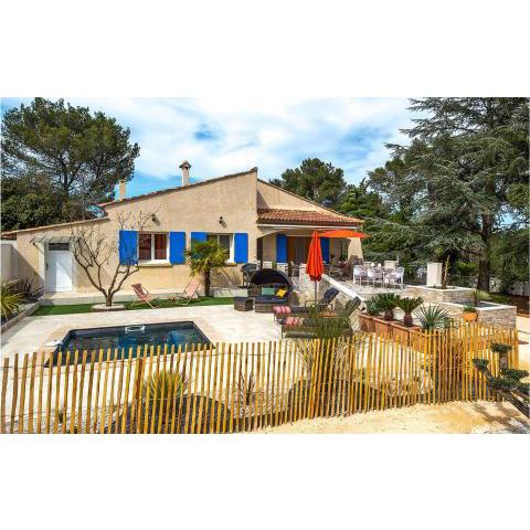 Amazing Home In Poulx With Outdoor Swimming Pool, Wifi And 4 Bedrooms