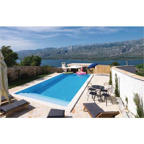 Awesome home in Vinjerac with Sauna, WiFi and Outdoor swimming pool