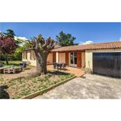 Beautiful Home In Lapalud With Outdoor Swimming Pool, Wifi And 3 Bedrooms