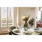 Eiffel view in Paris City