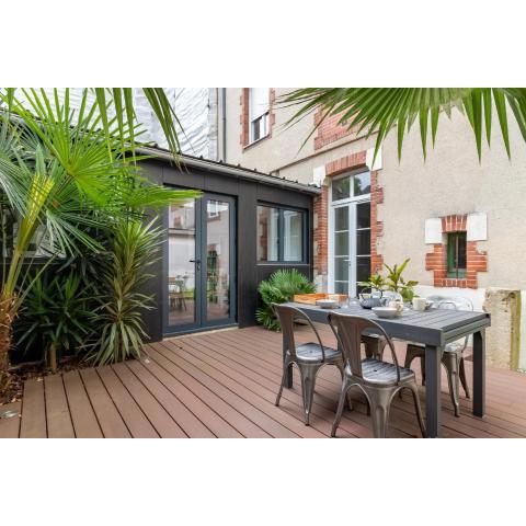 En plein coeur de ville, bel appartement pour 8