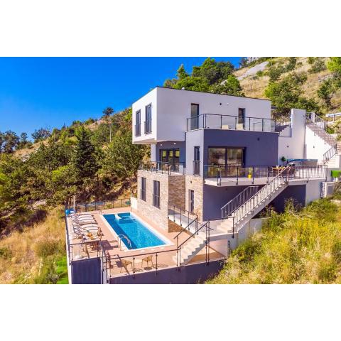 Villa Mia with private pool, Whirlpool, gym, sauna, seaviews